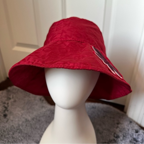 Weekend MaxMara Accessories Label-cut Logo Jacquard Hat. Sz: 57 Color:Red.New - Picture 4 of 16